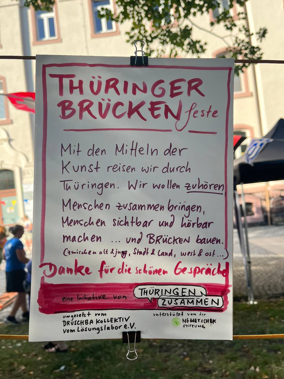 Aktion Thüringer Brückenfeste in Ilmenau